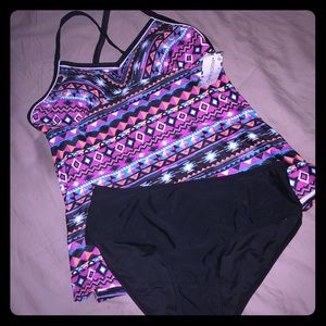 Brand NWT.  Matching two piece Tankini.